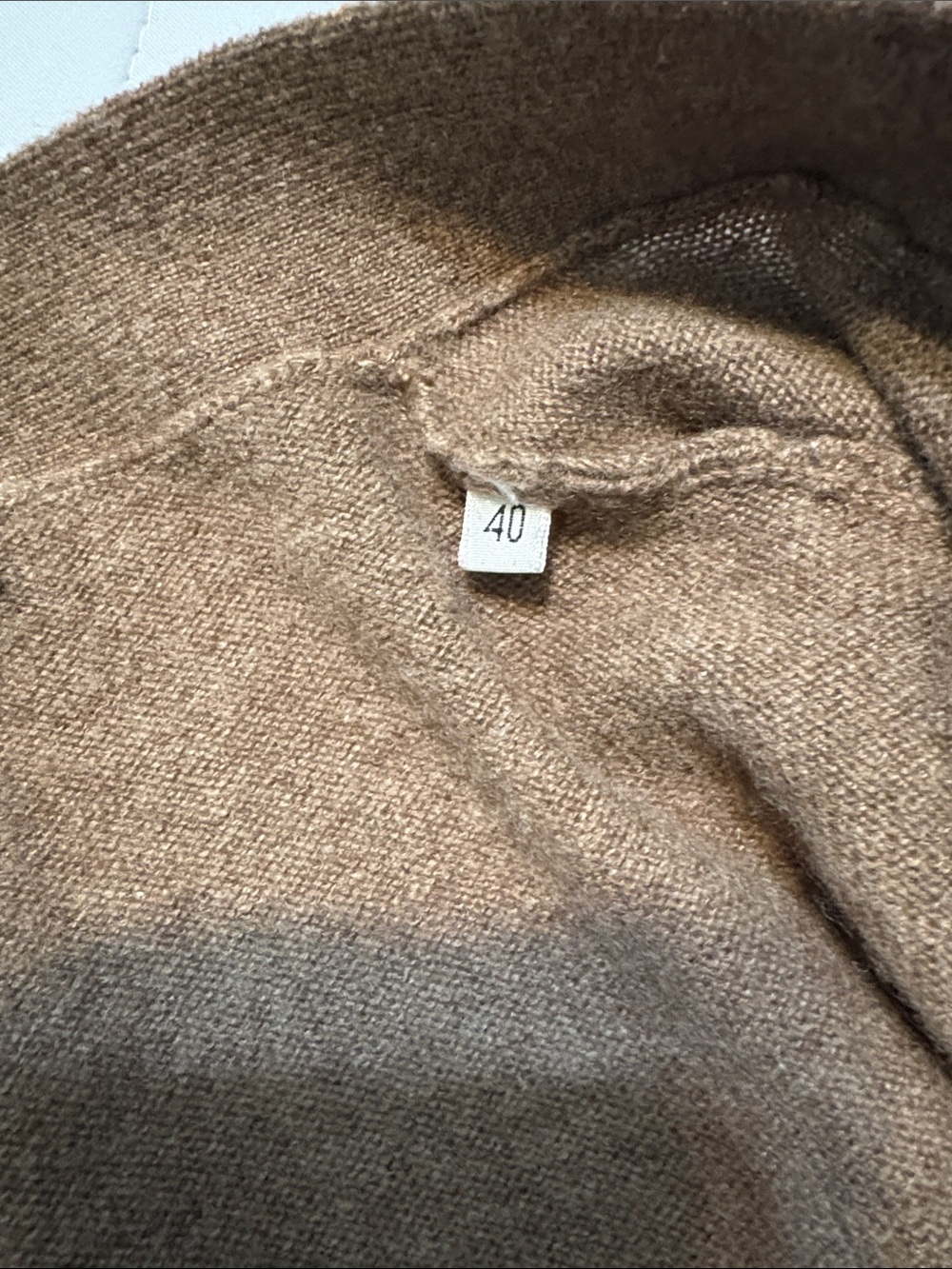 Jil Sander Cashmere Brown Ribbed V-Neck Cardigan - Picture 5 of 6